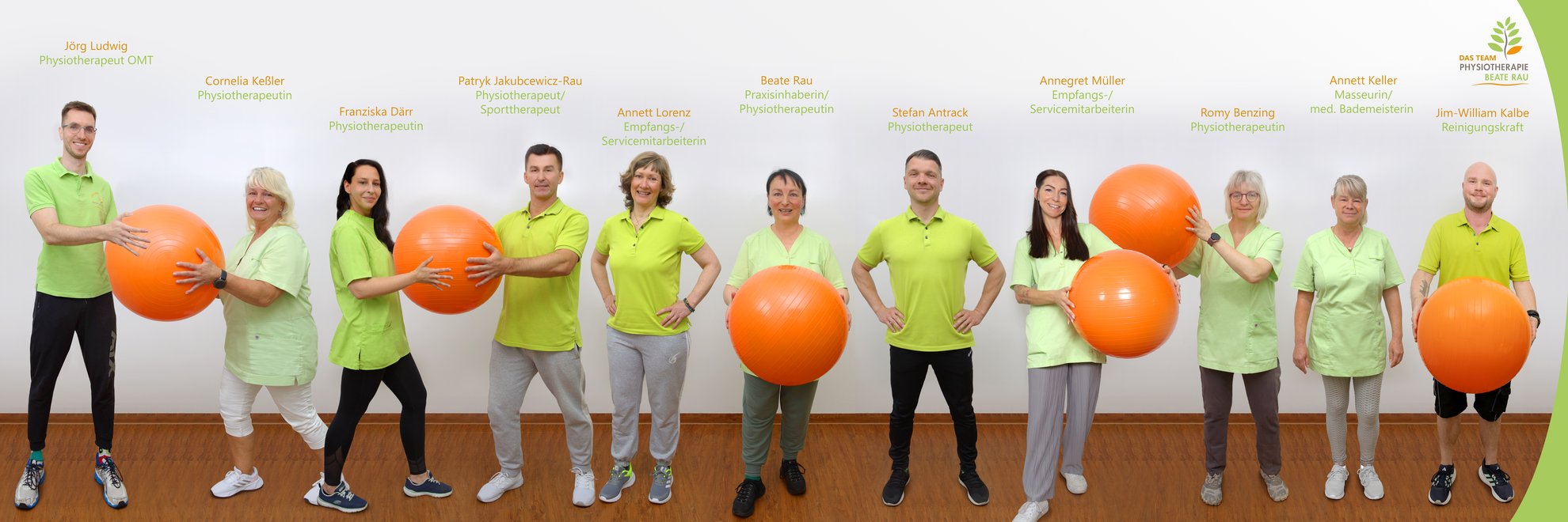 Team der Physiotherapie Praxis Rau Zwickau