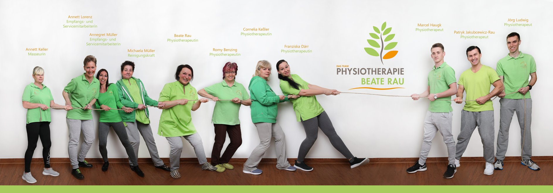 Team der Physiotherapie Praxis Rau Zwickau