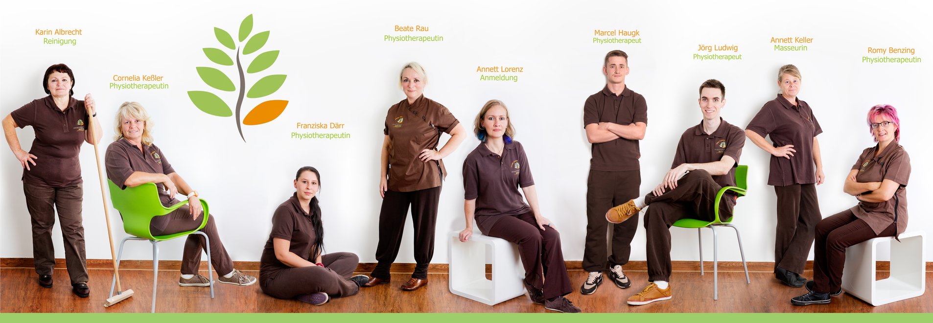 Team der Physiotherapie Praxis Rau Zwickau